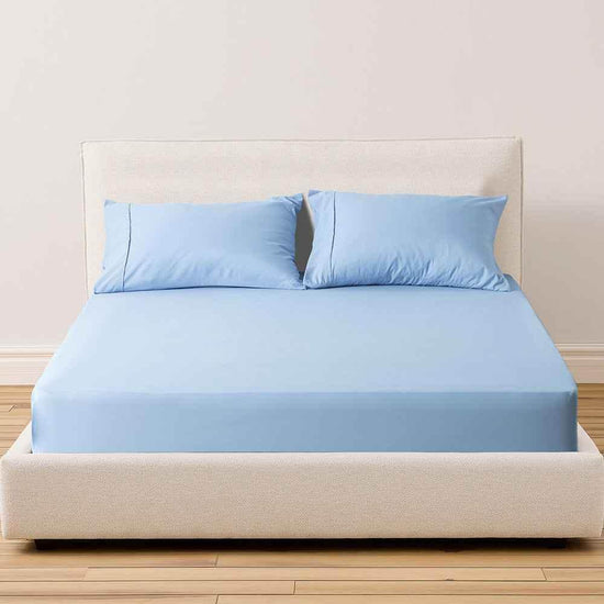 Kasentex All Season Deep Pocket Fitted Sheet Set with Pillowcases, Room Decor, Graduation Gifts Sheet Set by Kasentex