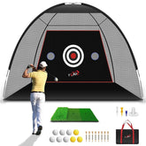 Golf Practice Net - Tent Style (10ft x 7ft) Golf Net by Yunic Golf