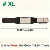 1pc Adjustable Self-heating Magnetic Therapy Back And Waist Support Belt, Waist Massage Belt Sports Support Belt, Body Care Belt Back Braces by Dropshee