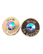Head stamp Stud Earrings Earrings by Sarahs Jewelry Designs