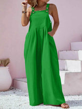 Plus Size Square Neck Wide Leg Overalls women Attire by Trendsi