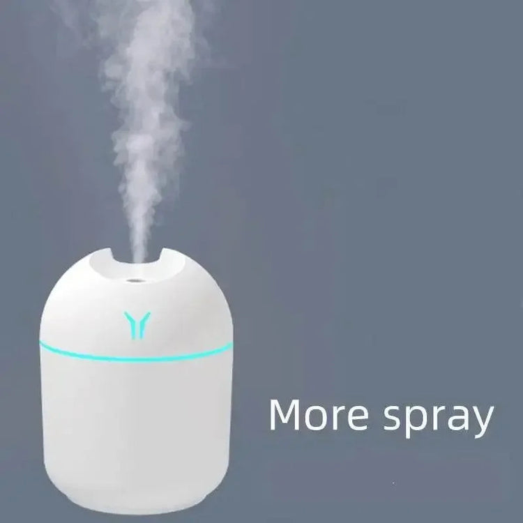 250ML USB Mini Air Humidifier Aroma Essential Oil Diffuser For Home Car Ultrasonic Mute Mist Maker Diffuser with LED Color Lamp Humidifiers by Dropshee