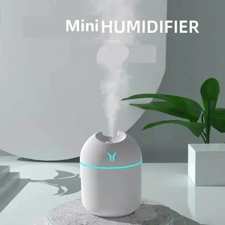 250ML USB Mini Air Humidifier Aroma Essential Oil Diffuser For Home Car Ultrasonic Mute Mist Maker Diffuser with LED Color Lamp Humidifiers by Dropshee