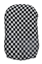 Race Checkered Baby Lounger Cover by Little Mae & Co