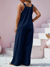 Plus Size Square Neck Wide Leg Overalls women Attire by Trendsi