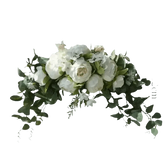 30-inch Artificial Peony Eucalyptus Swag Flowers by DIY Home Decoration Store