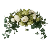 30-inch Artificial Peony Eucalyptus Swag Flowers by DIY Home Decoration Store
