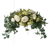 30-inch Artificial Peony Eucalyptus Swag Flowers by DIY Home Decoration Store