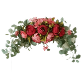 30-inch Artificial Peony Eucalyptus Swag Flowers by DIY Home Decoration Store