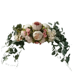 30-inch Artificial Peony Eucalyptus Swag Flowers by DIY Home Decoration Store