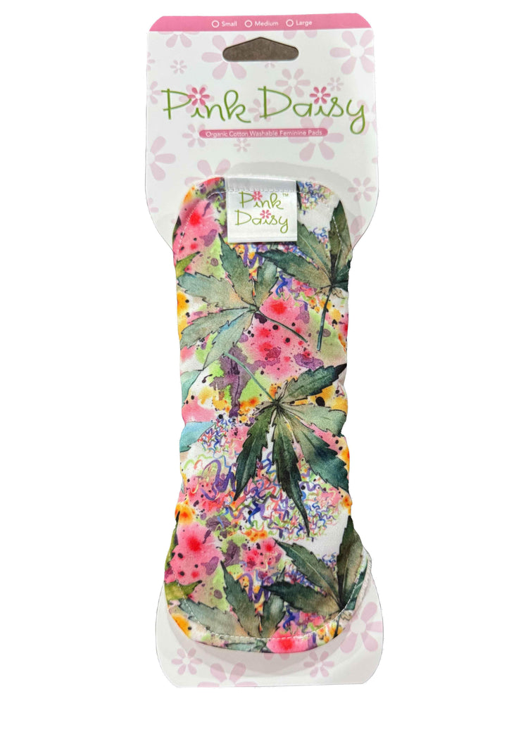 Pink Daisy Organic Cotton Feminine Pads Organic Cotton Feminine Pads by Blueberry & Me