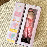 The Lala Doll + 4 Outfits + Prayer Rug | My First Hijabi, Muslim Doll Doll by Lala + Mo
