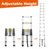 Aluminum Telescoping Ladder For Outdoor Work Telescopic Ladders by CJ