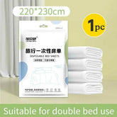 Disposable Travel Bedding Set Disposable Travel Bedding Set by Dropshee