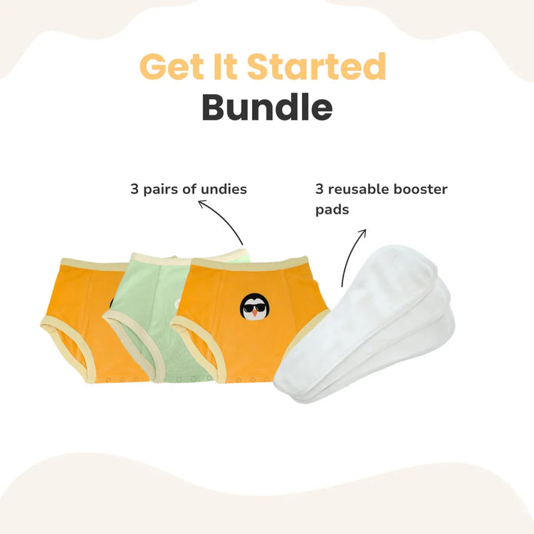 Get It Started Bundle Smart Potty Training & Incontinence Underwear by MyBeeBear