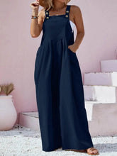 Plus Size Square Neck Wide Leg Overalls women Attire by Trendsi
