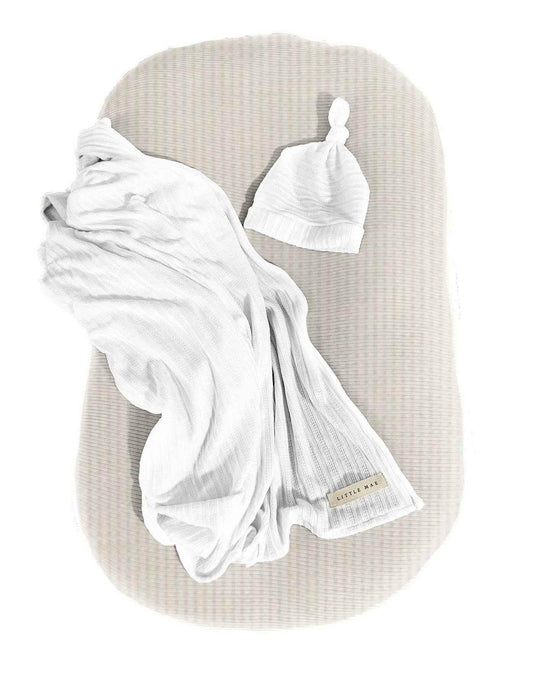 Coco Waffle Baby Lounger Cover by Little Mae & Co