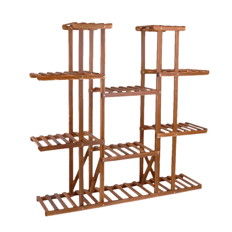 46in Height Wood Flower Rack Holder Plant Stand Plant Stand by unhohome Store