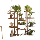 46in Height Wood Flower Rack Holder Plant Stand Plant Stand by unhohome Store