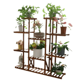 46in Height Wood Flower Rack Holder Plant Stand Plant Stand by unhohome Store