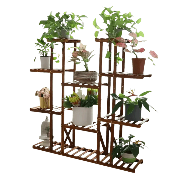 46in Height Wood Flower Rack Holder Plant Stand Plant Stand by unhohome Store