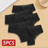 5PCS Lace Cotton Brazilian Panties Lace Cotton Brazilian Panties by Dropshee