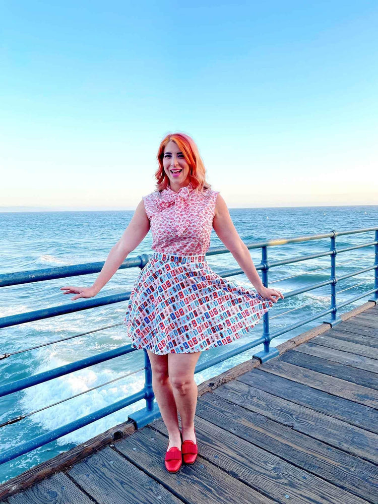 Sunny Days Skater Skirt Skirts by Retrolicious