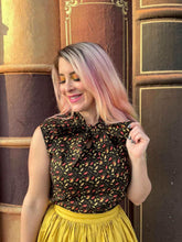 Leaves Bow Top Shirts & Tops by Retrolicious