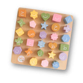 English/Arabic Alphabet Bolt & Board by Lala + Mo