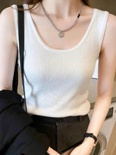 Plus Size Ribbed Scoop Neck Tank women Attire by Trendsi