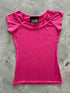 Retro Boat Neck Top in Hot Pink Shirts & Tops by Retrolicious