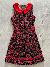 Hearts Collared Dress Dresses by Retrolicious