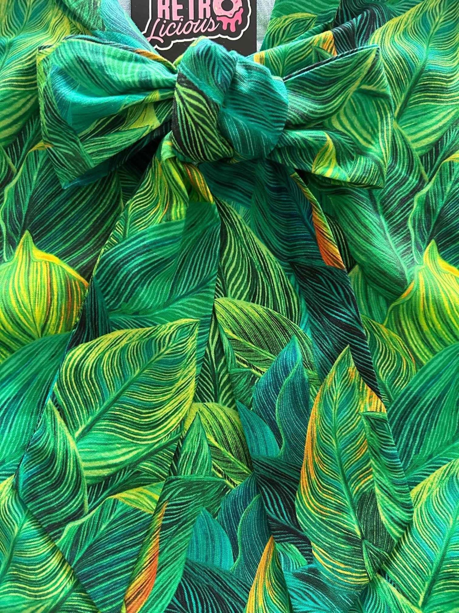 Leaves Bow Top Shirts & Tops by Retrolicious