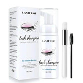 50ml Lanthome Eyelash Extension Shampoo Foam Eyelid Deep Clean Cleanser For Makeup Tools Mascara Remover Glue Salon Home Use Makeup by Dropshee