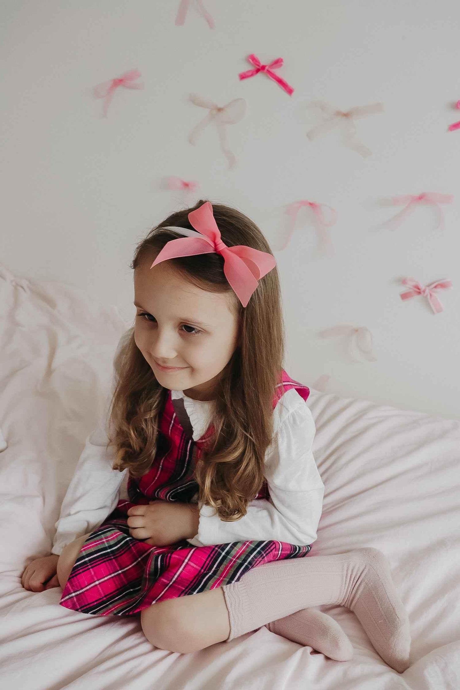 Rose Ribbon Bows by Little Mae & Co