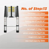 Aluminum Telescoping Ladder For Outdoor Work Telescopic Ladders by CJ