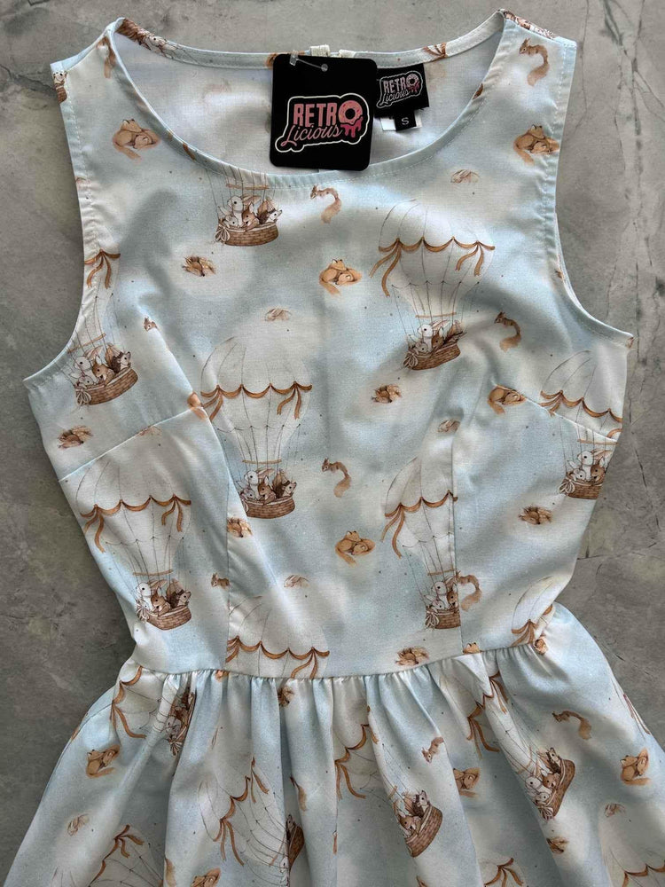 Hot Air Balloon Vintage Dress Dresses by Retrolicious