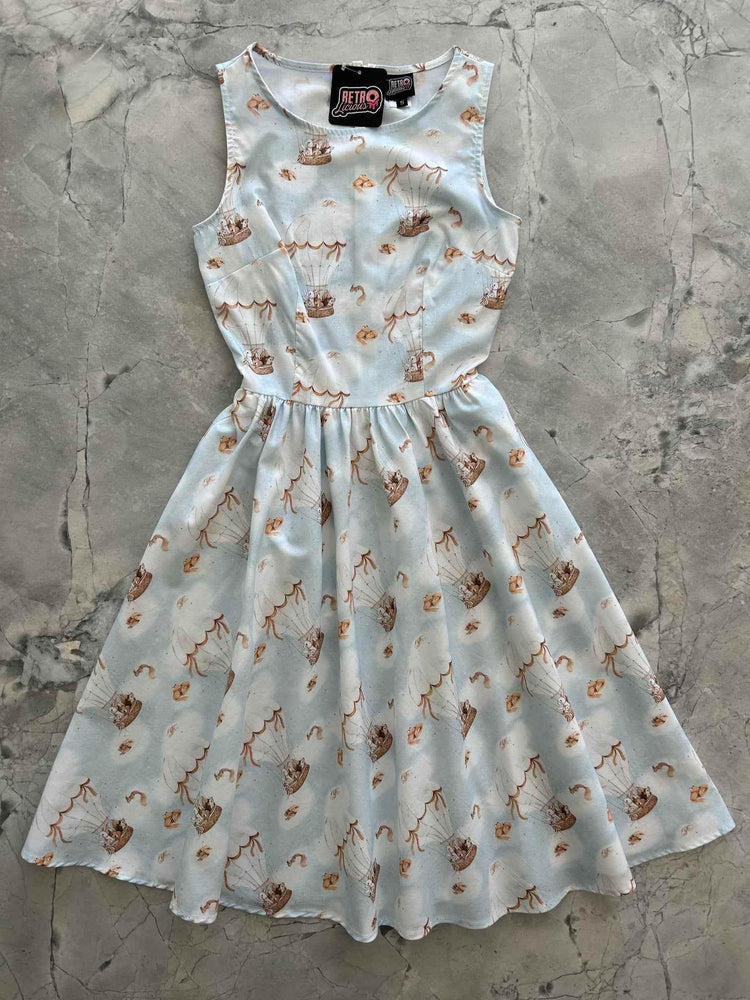 Hot Air Balloon Vintage Dress Dresses by Retrolicious