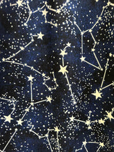 Glow in the Dark Constellations A-line Skirt Skirts by Retrolicious