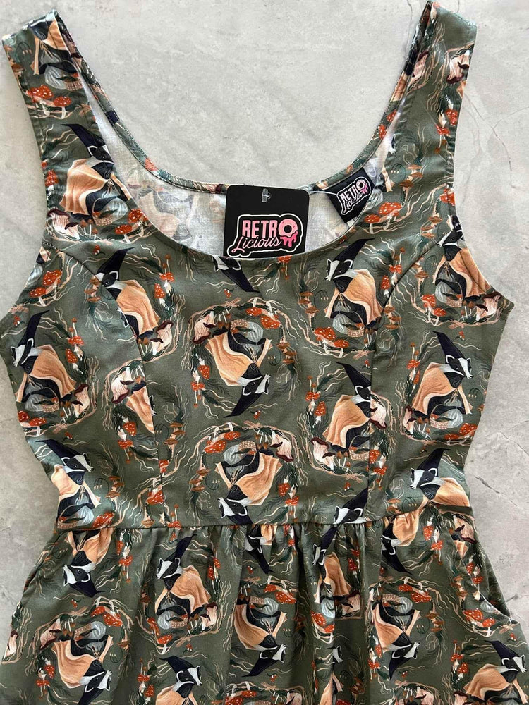 Badger Fit & Flare Dress Dresses by Retrolicious