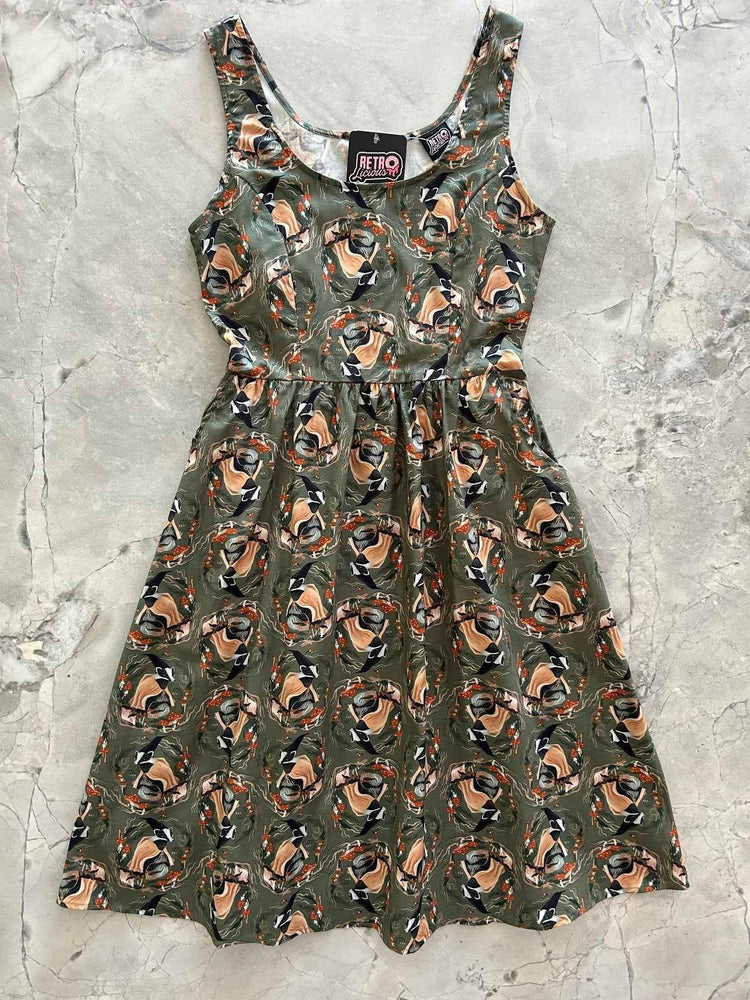 Badger Fit & Flare Dress Dresses by Retrolicious
