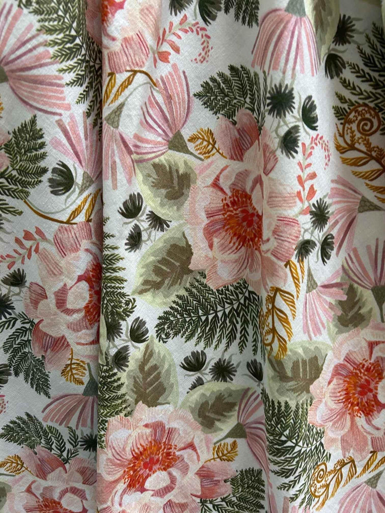 Pink Floral Greta Dress Dresses by Retrolicious