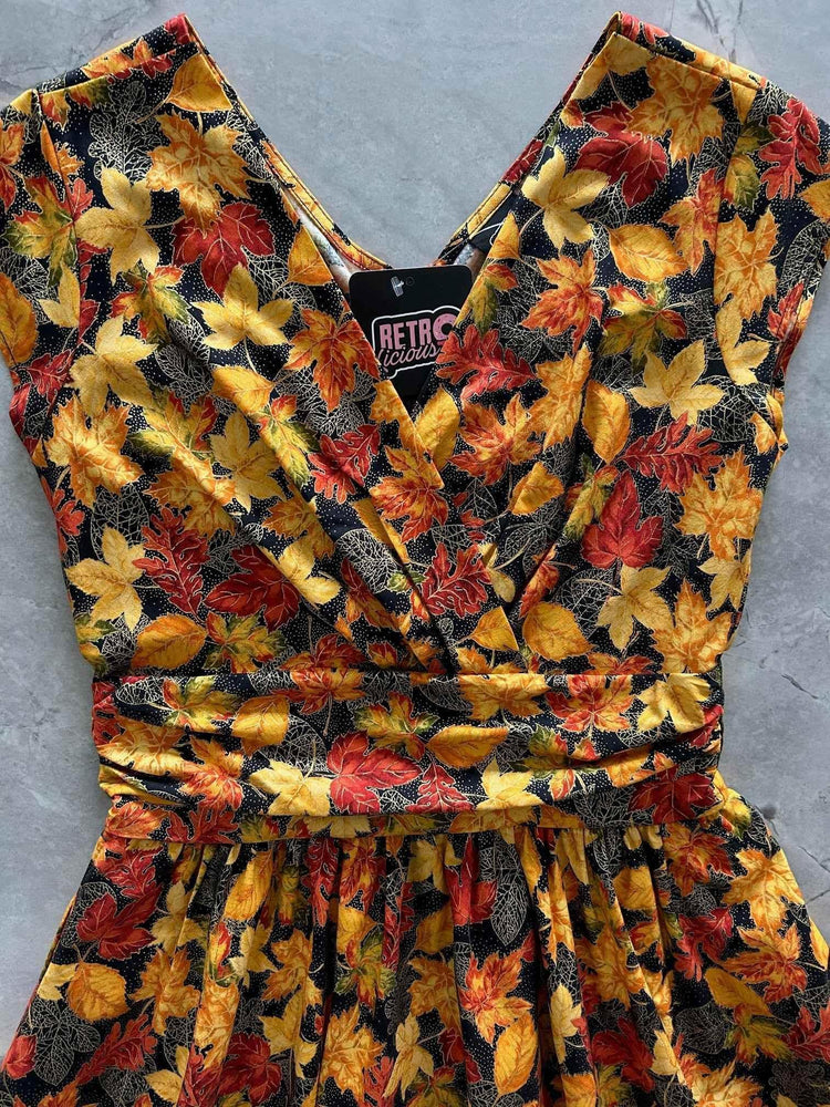 Leaves Greta Dress Dresses by Retrolicious
