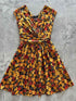 Leaves Greta Dress Dresses by Retrolicious