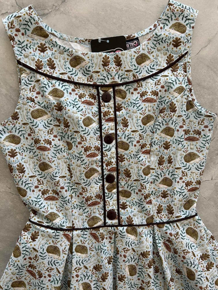 Elizabeth Dress in Hedgehogs Dresses by Retrolicious