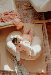 Peony Ribbed Stretch Swaddle by Little Mae & Co