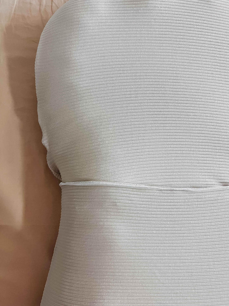 Oat Ribbed Baby Lounger Cover by Little Mae & Co