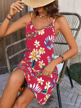 Plus Size Printed V-Neck Cami Dress women Attire by Trendsi