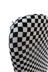 Race Checkered Baby Lounger Cover by Little Mae & Co