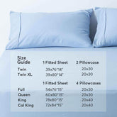 Kasentex All Season Deep Pocket Fitted Sheet Set with Pillowcases, Room Decor, Graduation Gifts Sheet Set by Kasentex